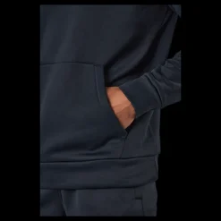 Under Armour Ua Armour Fleece Hoodie Black Blå
