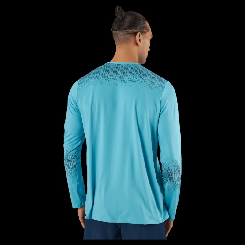 Sale Under Armour Ua Armourprint Ls Glacier Blue Turkos