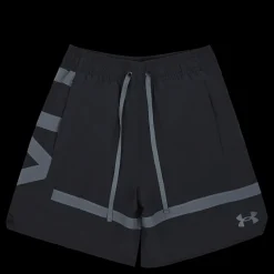 Discount Under Armour Ua Baseline Woven Short Ii Black Svart