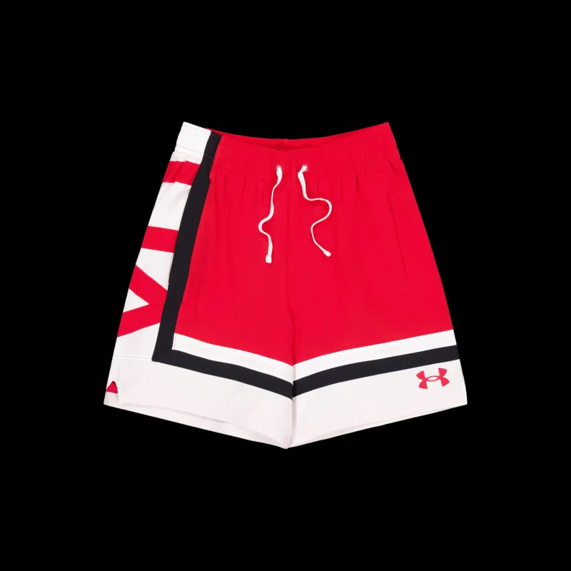 Under Armour Ua Baseline Woven Short Ii Red Röd Outlet