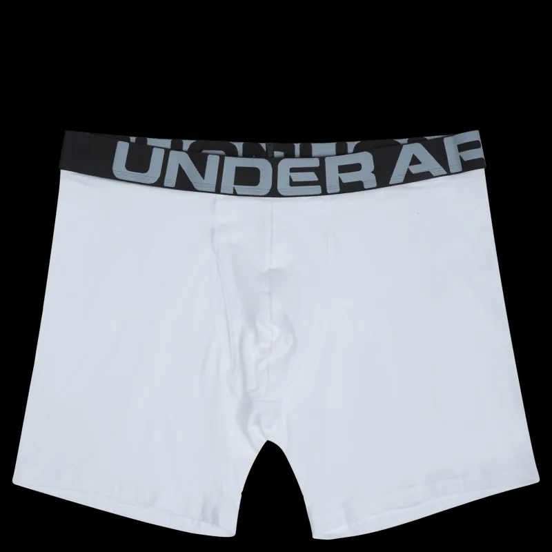 Under Armour UA Charged Cotton 6in 3 Pack Vit Discount