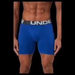 Under Armour Ua Charged Cotton 6in 3 Pack Royal Blå Discount