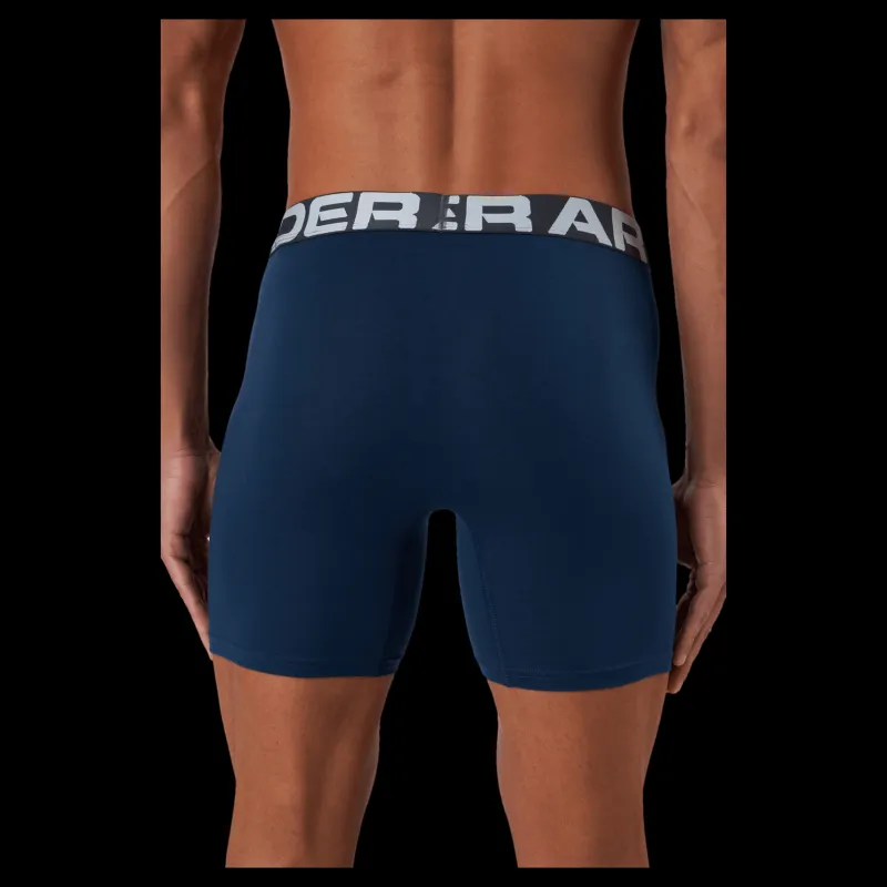 Under Armour Ua Charged Cotton 6in 3 Pack Royal Blå Discount