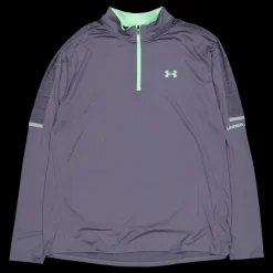 New Under Armour Ua Core+ Tech 1/4 Zip Castlerock Grå