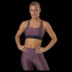 Under Armour Ua Crossback Mid Bra Ash Plum Lila Hot