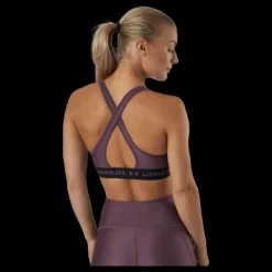 Under Armour Ua Crossback Mid Bra Ash Plum Lila Hot