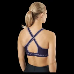 Under Armour Ua Crossback Mid Bra Purple Switch / Purple Switch Svart Best