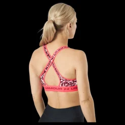 New Under Armour Ua Crossback Mid Print Penta Pink / Penta Pink / Blac Flerfärgad