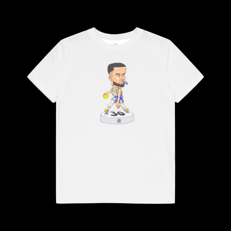 Under Armour Ua Curry Bobblehead Ss White Vit Best