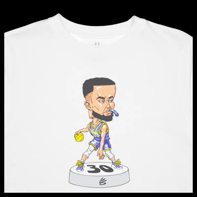 Under Armour Ua Curry Bobblehead Ss White Vit Best