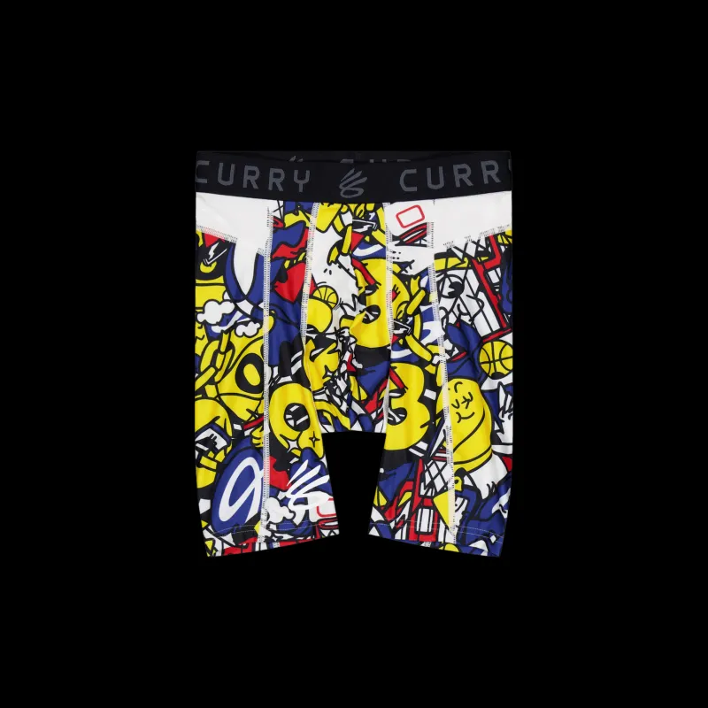 Under Armour Ua Curry Hg Prtd Shorts White Flerfärgad Clearance