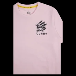 Under Armour Ua Curry Lc Logo Ss Retro Rosa