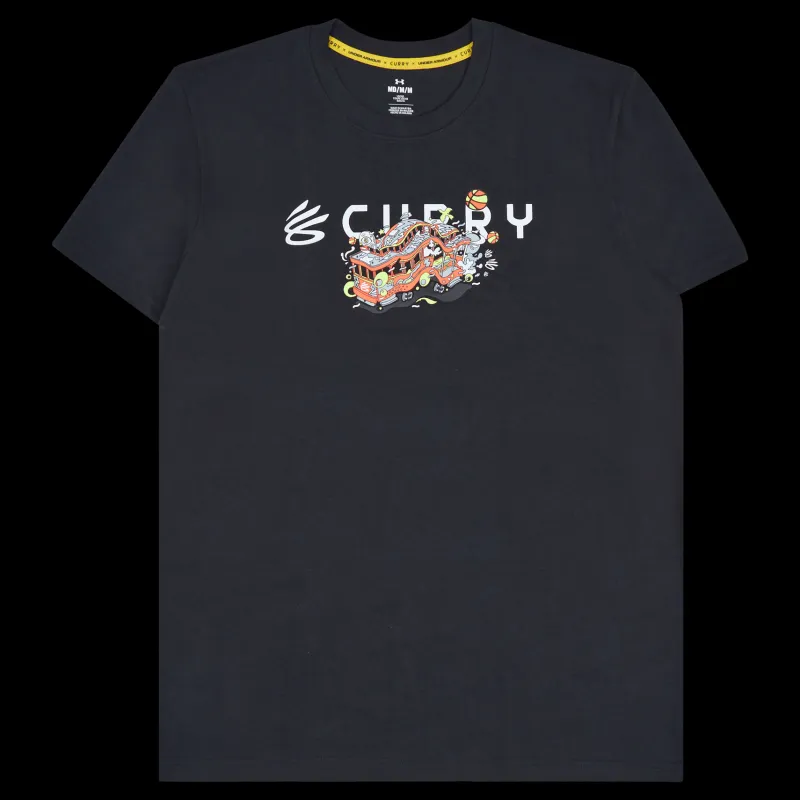 Under Armour UA CURRY TROLLY HVYWEIGHT SS Svart New