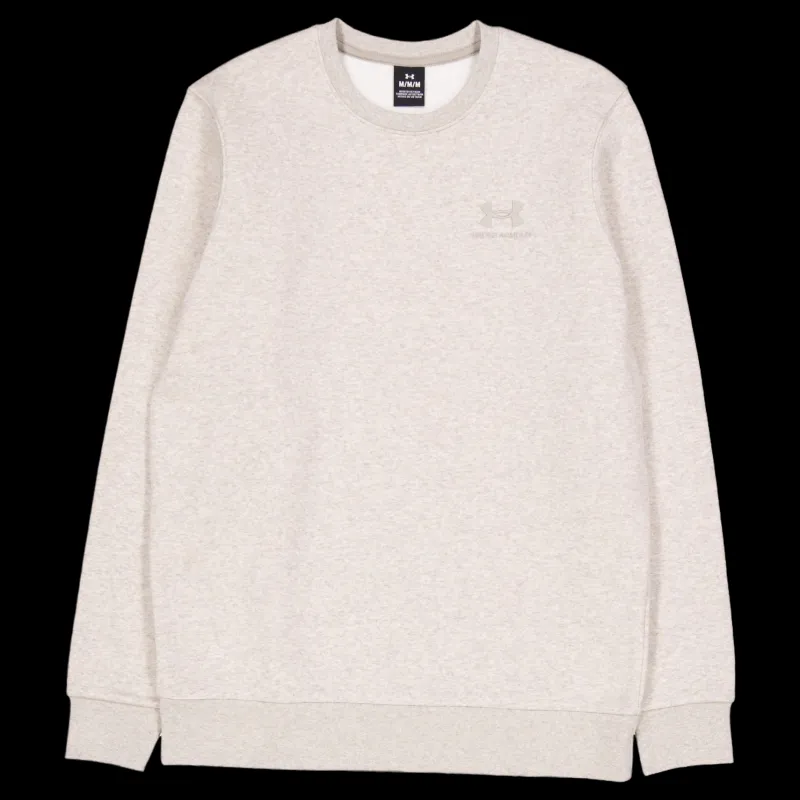 Hot Under Armour Ua Essential Fleece Crew Taupe Beige