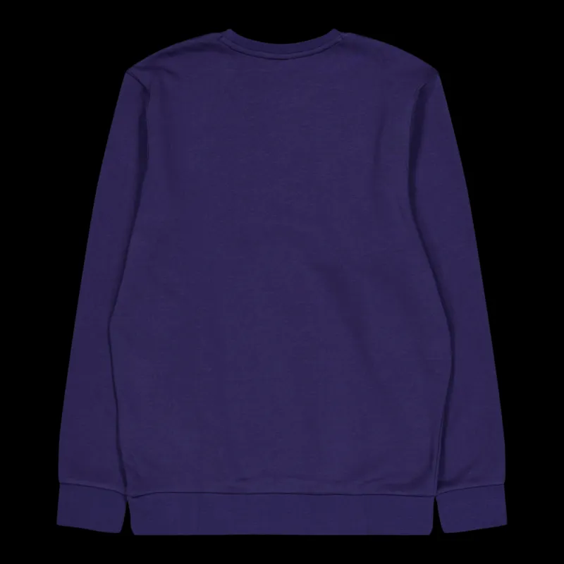 Under Armour Ua Essential Fleece Crew Midnight Navy Blå Sale