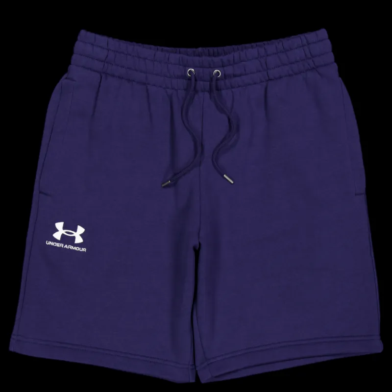 Under Armour Ua Essential Fleece Shorts Midnight Navy Blå