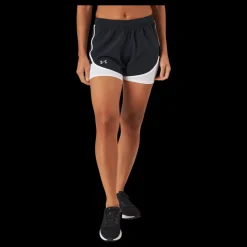 New Under Armour Ua Fly By Elite 2-in-1 Short Black Svart