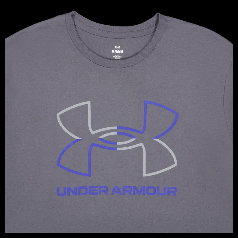 Under Armour Ua Gl Foundation Ss Gray Grå Outlet