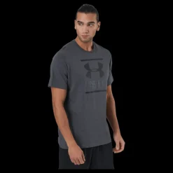 Online Under Armour Ua Gl Foundation Ss T Charcoal Medium Heat Grå