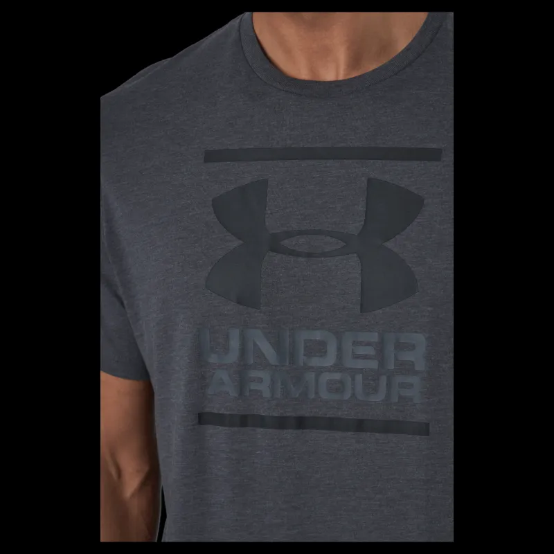 Online Under Armour Ua Gl Foundation Ss T Charcoal Medium Heat Grå