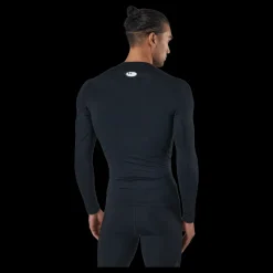 Under Armour Ua Hg Armour Comp Ls Black Svart Clearance