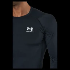 Under Armour Ua Hg Armour Comp Ls Black Svart Clearance