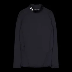 Under Armour Ua Hg Armour Comp Mock Ls Black Svart Sale