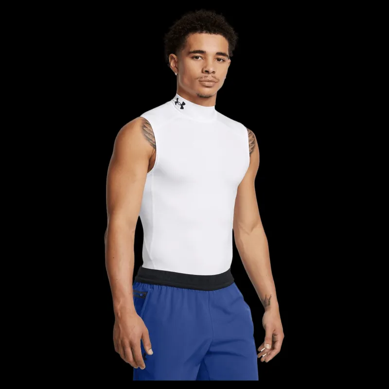 Online Under Armour Ua Hg Armour Comp Mock Sl White Vit