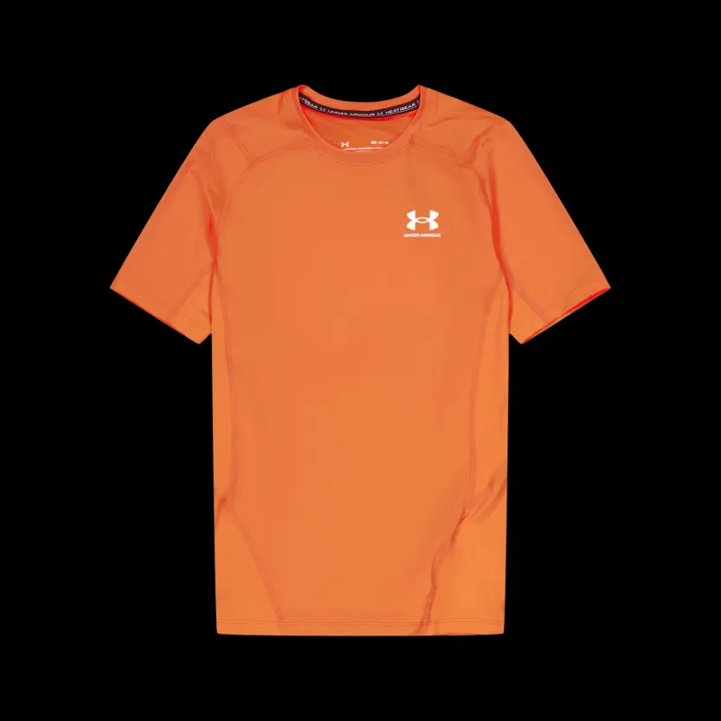 Under Armour Ua Hg Armour Comp Ss Bolt Red Orange