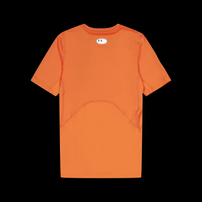 Under Armour Ua Hg Armour Comp Ss Bolt Red Orange