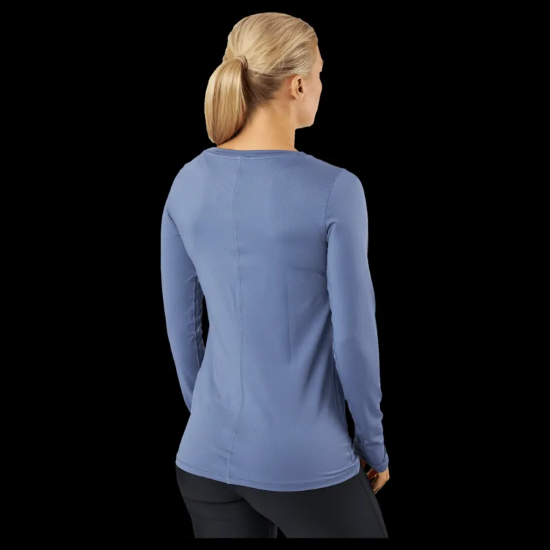 New Under Armour Ua Hg Armour Long Sleeve Aurora Purple Blå
