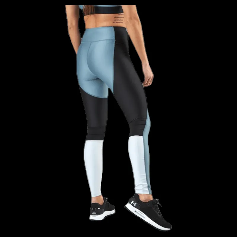 Under Armour UA HG Armour Perforation Inset Leggings Turquoise Turkos Hot