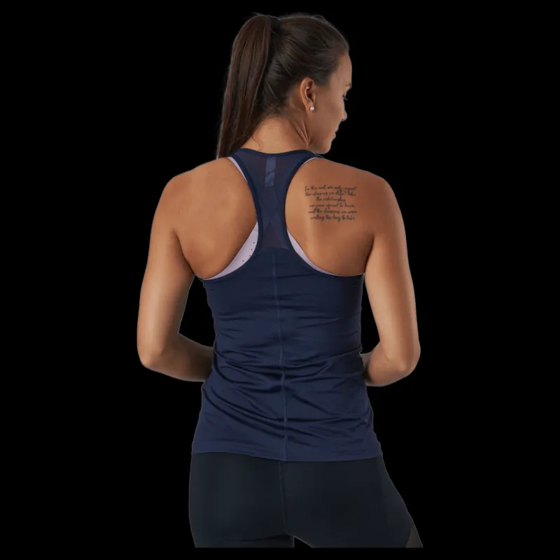 Discount Under Armour Ua Hg Armour Racer Tank Midnight Navy Blå