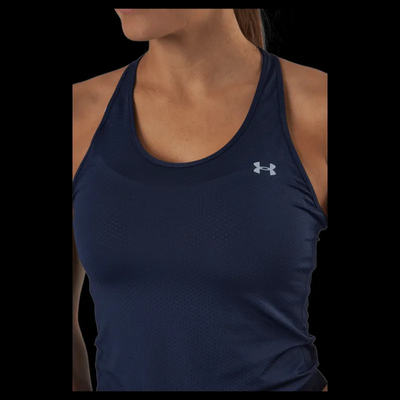 Discount Under Armour Ua Hg Armour Racer Tank Midnight Navy Blå