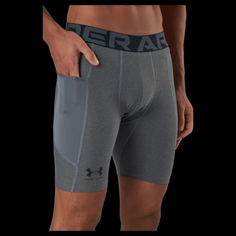 Under Armour Ua Hg Armour Shorts Carbon Heather Grå Clearance