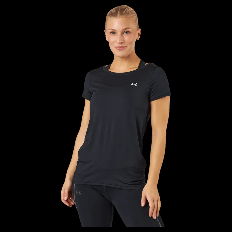 Sale Under Armour Ua Hg Armour Ss Black / / Metallic Silver Svart