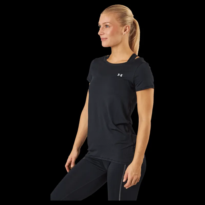 Sale Under Armour Ua Hg Armour Ss Black / / Metallic Silver Svart