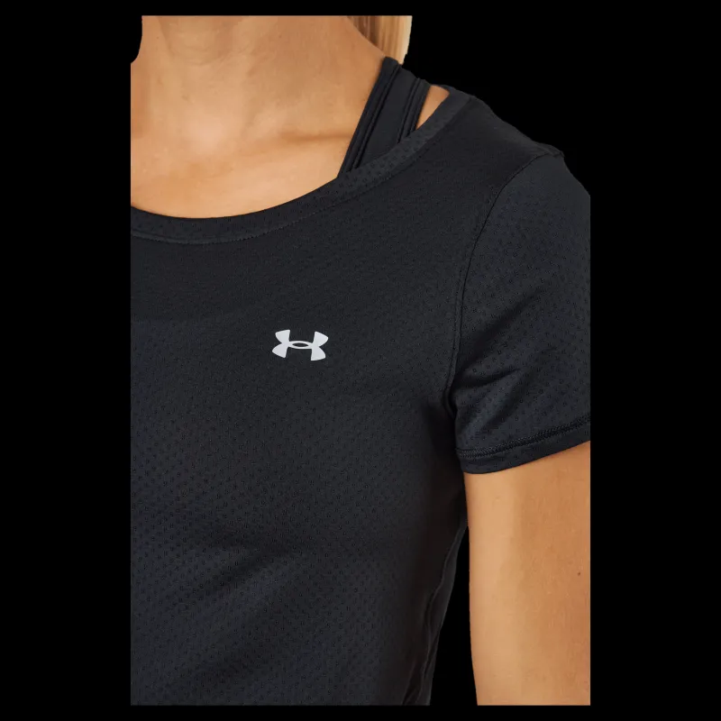 Sale Under Armour Ua Hg Armour Ss Black / / Metallic Silver Svart