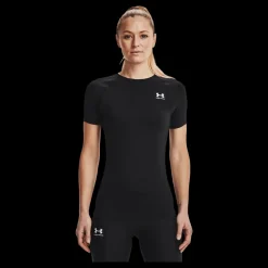 Under Armour Ua Hg Authentics Comp Ss Black Svart Discount