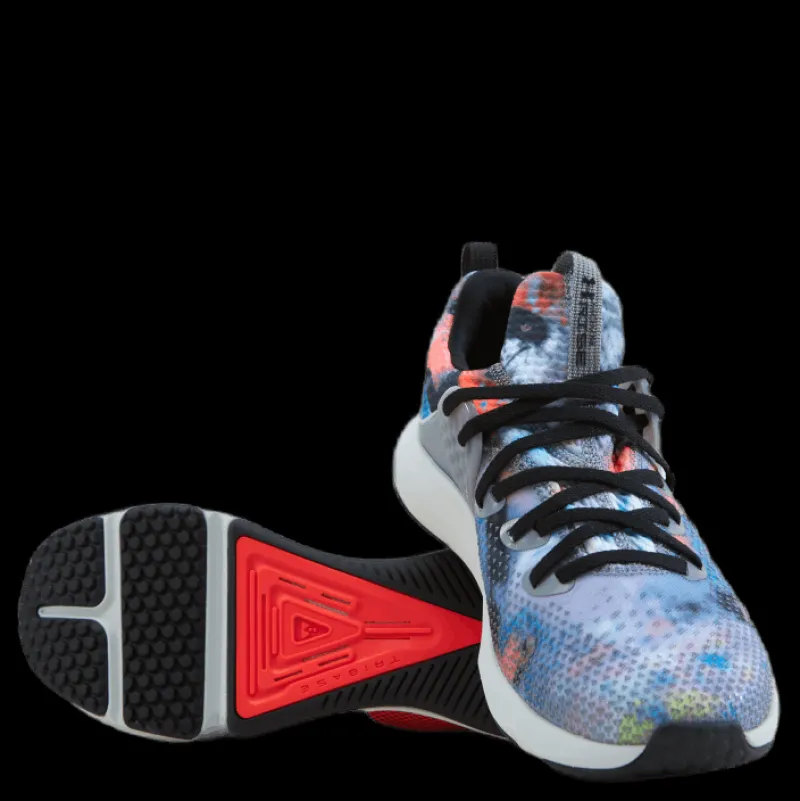 Under Armour Ua Hovr Rise 3 Print White Flerfärgad New