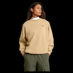 Under Armour Ua Icon Hwt Flc Os Crew Camel Beige Outlet