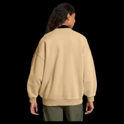 Under Armour Ua Icon Hwt Flc Os Crew Camel Beige Outlet