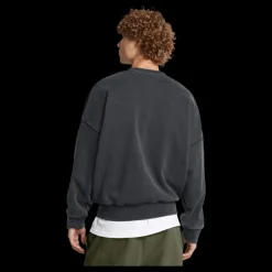 Under Armour Ua Icon Hwt Flc Wash Os Crew Black Grå Best
