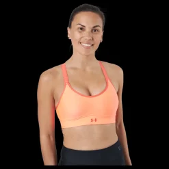 New Under Armour Ua Infinity Mid Covered Electric Tangerine / Vermillio Orange