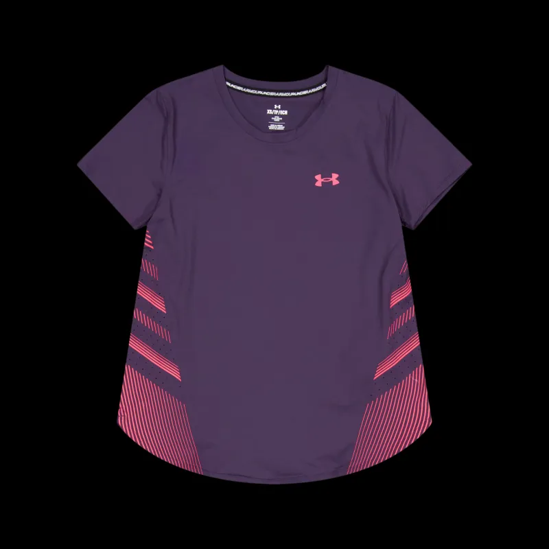 Hot Under Armour Ua Iso-chill Laser Tee Ii Tux Purple Lila