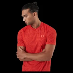 Online Under Armour Ua Iso-chill Run Printed Ss Dark Orange Röd