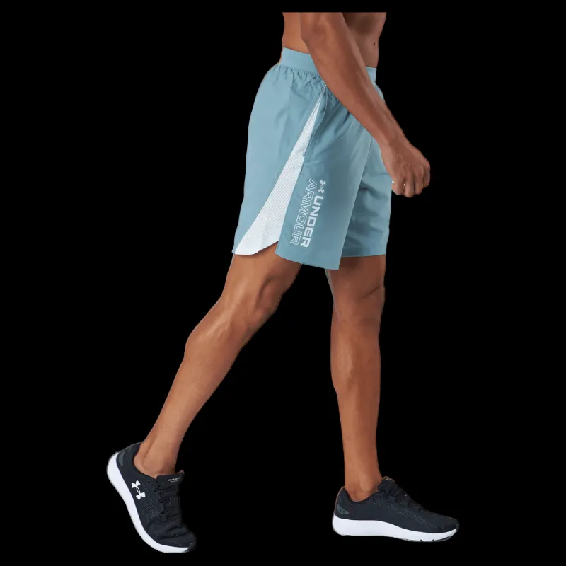Under Armour Ua Launch Sw 7'' Wm Short Fresco Green Blå Discount