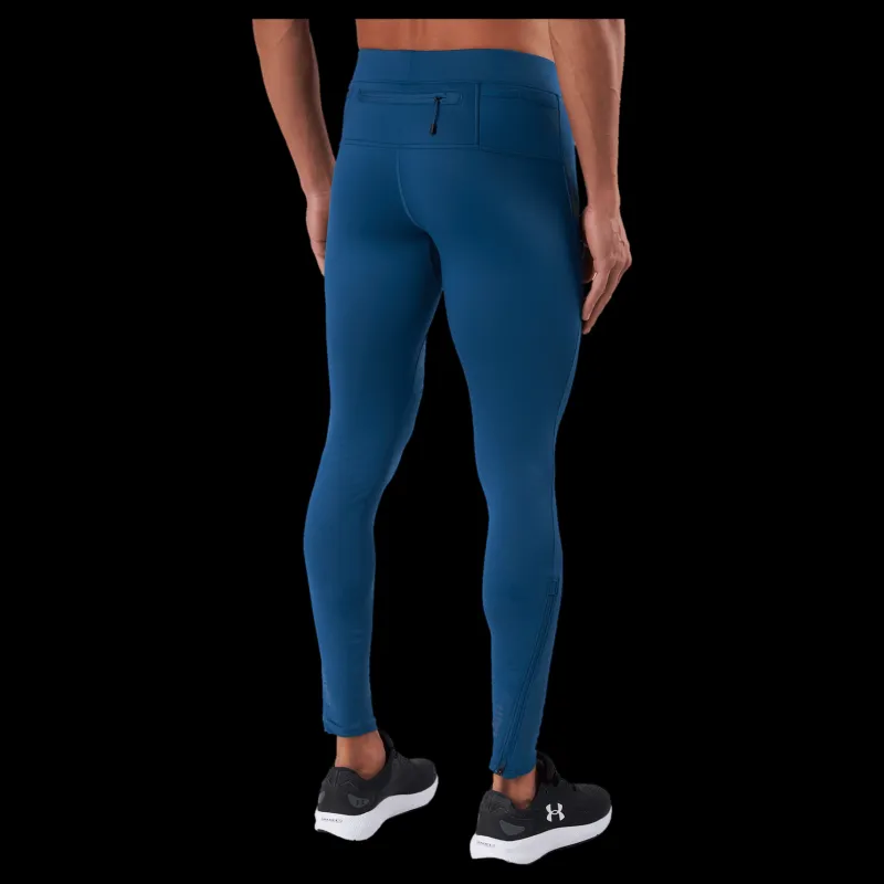 Outlet Under Armour Ua Outrun The Cold Tight Petrol Blue Blå