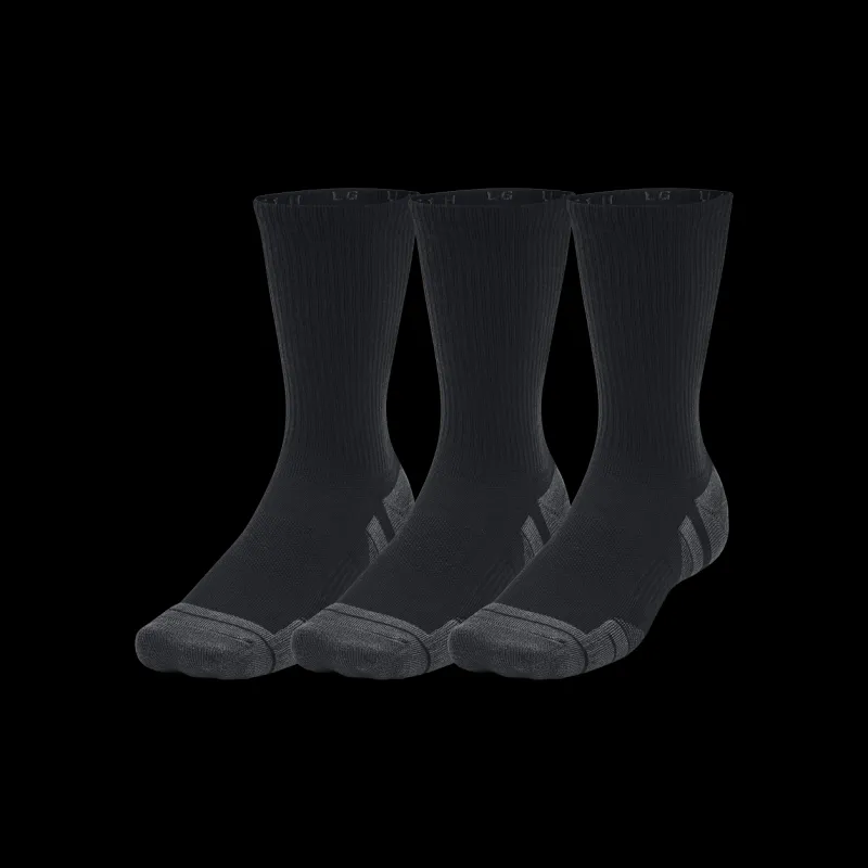 Under Armour Ua Performance Tech 3pk Crew Black Svart