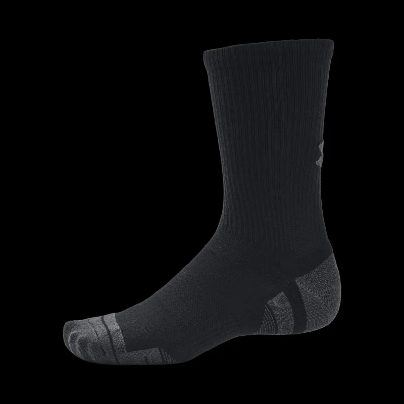 Under Armour Ua Performance Tech 3pk Crew Black Svart